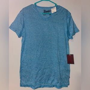 🧢NWT Brooklyn Cloth Men's Blue V-Neck Shirt